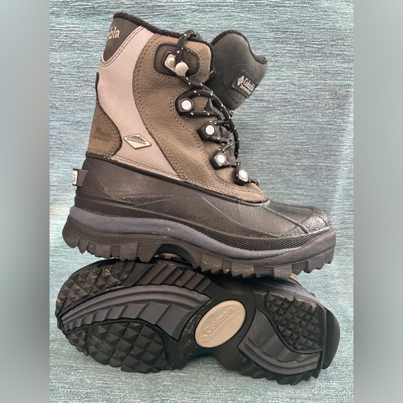 Columbia Gray Insulated Omnitech Waterproof Nisqually Winter Boot Size 6.5 - Picture 5 of 16